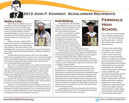 enews Graduation Issue | June 14, 2013 - Ferndale Public Schools