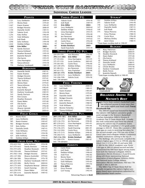 PDF Version (Game Notes) - Ferris State University