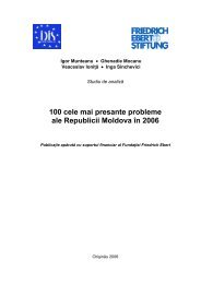 100 cele mai presante probleme ale Republicii Moldova în 2006