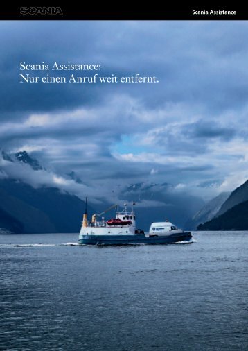 Scania Assistance: Nur einen Anruf weit entfernt.