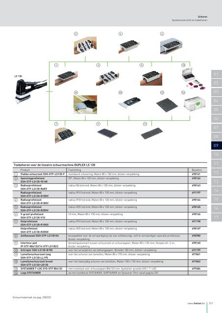 Schuren - Festool