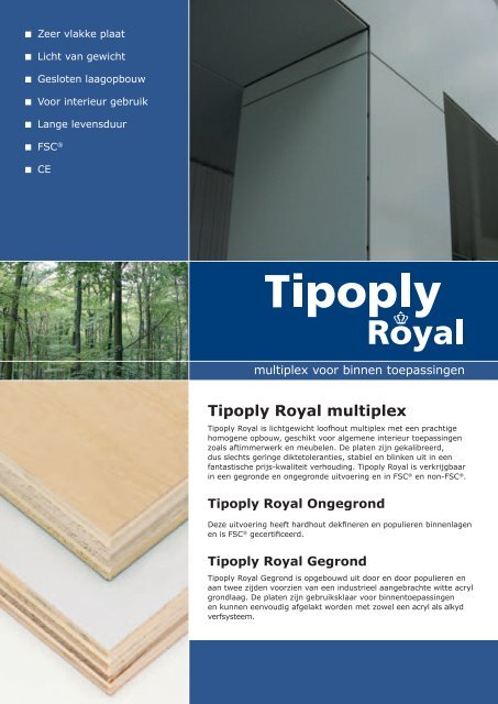 Tipoply Royal Gegrond - Fetim