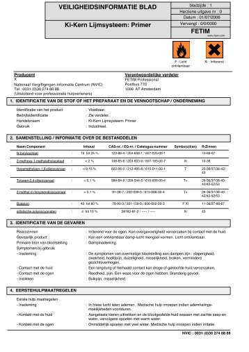Ki-Kern Lijmsysteem: Primer - Fetim