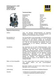 Kolbenkompressor, mobil CompactMaster CPM 342-10-20 W Art.-Nr ...