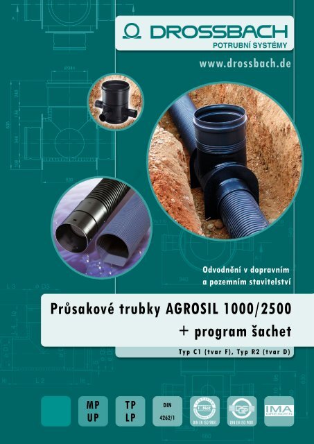 Průsakové trubky AGROSIL 1000/2500 + program šachet - Amispol.cz