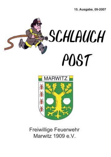 15. Ausgabe - Feuerwehr Marwitz