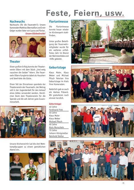 Feuerwehrzeitung 2007 - Freiwillige Feuerwehr Ollern