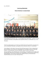 Heinz Krellmann verabschiedet - Feuerwehr Rinkerode