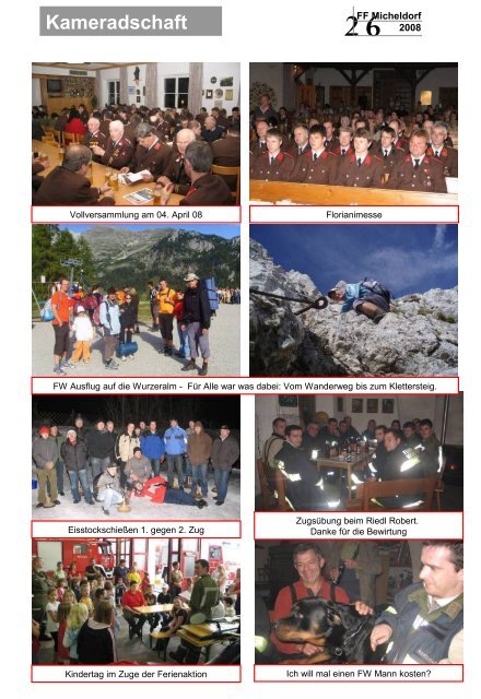 Jahresbericht 2008 - Freiwillige Feuerwehr Micheldorf in OÖ