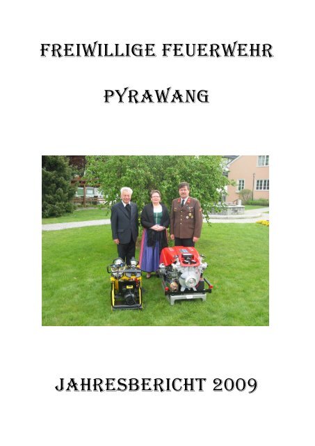 Jahresbericht 2009 - FF - Pyrawang