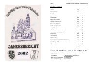 Inhaltsverzeichnis - Freiwillige Feuerwehr Pfaffenhofen