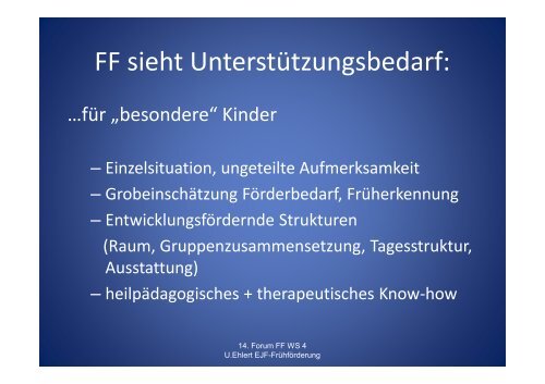 Multidisziplinäre Kitaberatung durch Frühförder- und Beratungsstellen