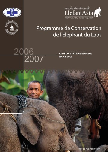 Programme de Conservation de l'Eléphant du Laos - FFEM