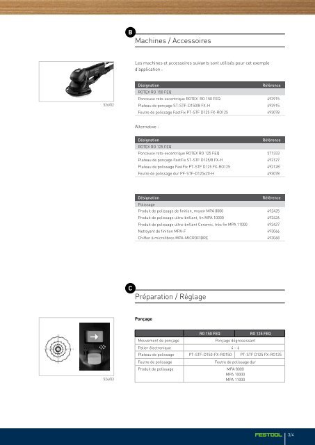 Polissage de verre acrylique - Festool