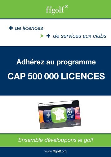 Le programme CAP 500 000 LICENCES