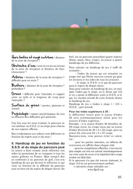 Livret Jouer au golf - Fédération Française de Golf