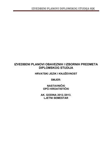 Diplomski - Filozofski fakultet u Rijeci