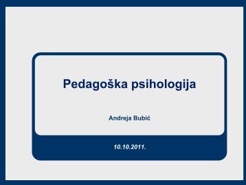 Psihologija obrazovanja