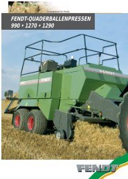 FENDT-QUADERBALLENPRESSEN 990 • 1270 ... - Fendt LK Tech