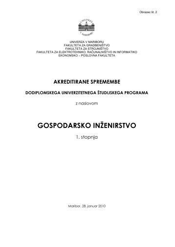 Podroben opis programa - Fakulteta za gradbeništvo - Univerza v ...