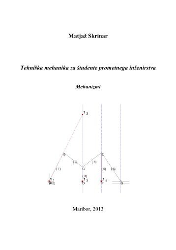 Skrinar vaje mehanizmi.pdf - Fakulteta za gradbeništvo - Univerza v ...