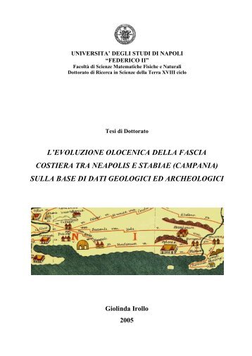 sulla base di dati geologici ed archeologici - FedOA