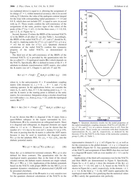 Molecular Symmetry Properties of Conical Intersections and ...