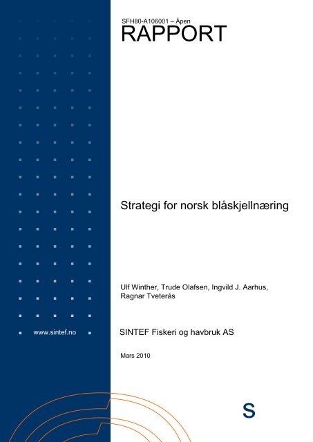 Strategi for norsk blåskjellnæring - FHL