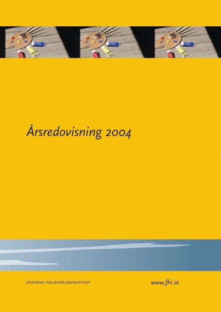 Årsredovisning 2004, 658 kB - Statens folkhälsoinstitut