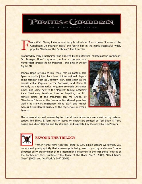 pirates of the caribbean - Cannes International Film Festival