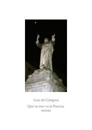 Luis de Góngora Que se nos va la Pascua, mozas