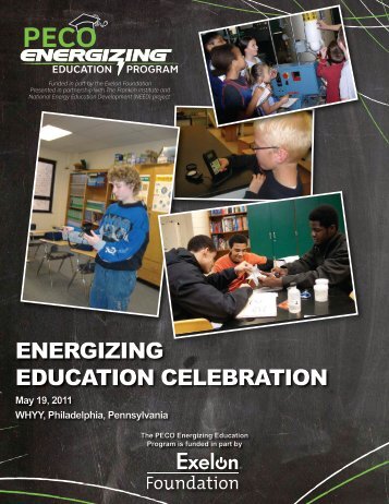 Program from the 2012 PECO Energizing Education Ceremony