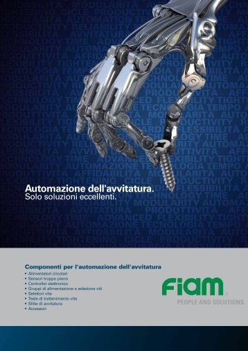 Automazione dell'avvitatura. - Fiam