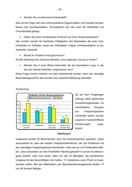 Die Bürgerfreundlichkeit des Beschwerdemanagements ... - FHVR AIV