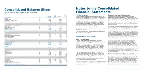 2006 Annual Report - Fiat SpA