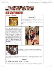 April 2008 Newsletter - Field Band Foundation