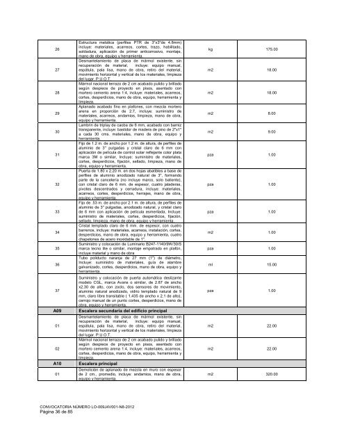 licitación pública nacional presencial número lo-009j4v001 ... - Fidena