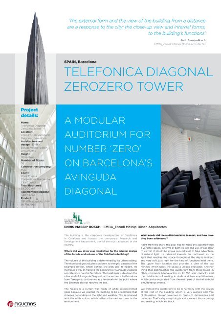 TELEFONICA DIAGONAL ZEROZERO TOWER NEWS 65 - Figueras