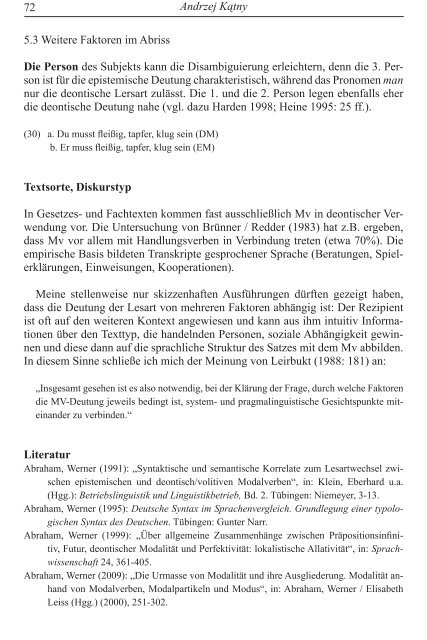 Andrzej Kątny Zu Resultativ und Modalverben in epistemischer ...