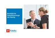 Betriebliche Vorsorge mit Fidelity (PDF)