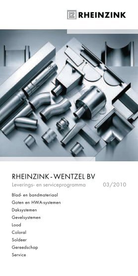 RHEINZINK - WENTZEL BV - Fielmich