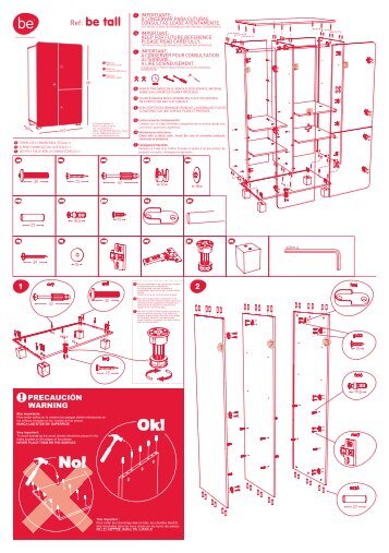 Notice de montage de l'armoire Be Tall BE - File dans ta chambre