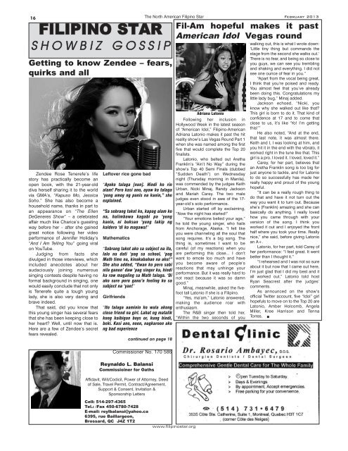 Filipino Star February 2013 Edition