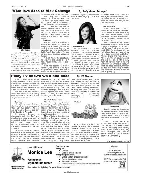 Filipino Star February 2013 Edition