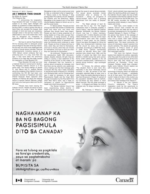 Filipino Star February 2013 Edition