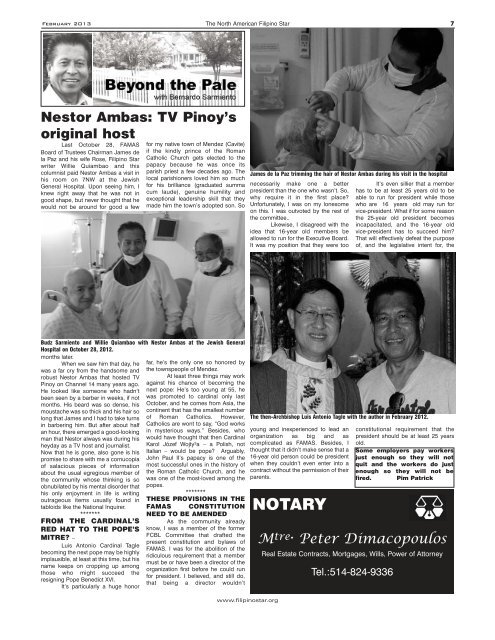 Filipino Star February 2013 Edition