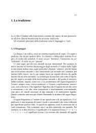 1. La tradizione - Centro di studi Filologici Sardi