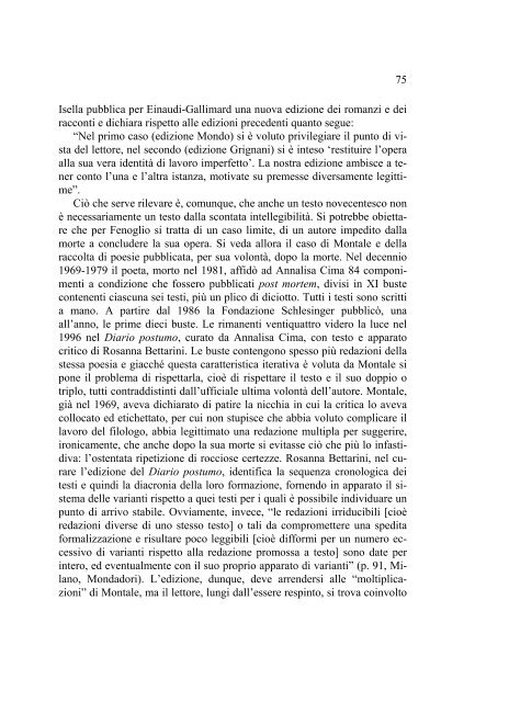 1. La tradizione - Centro di studi Filologici Sardi