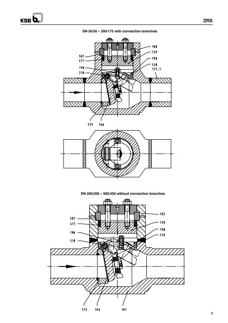 Swing check valves p approx. 600 bar DN 50/50-500/450 ... - Filter