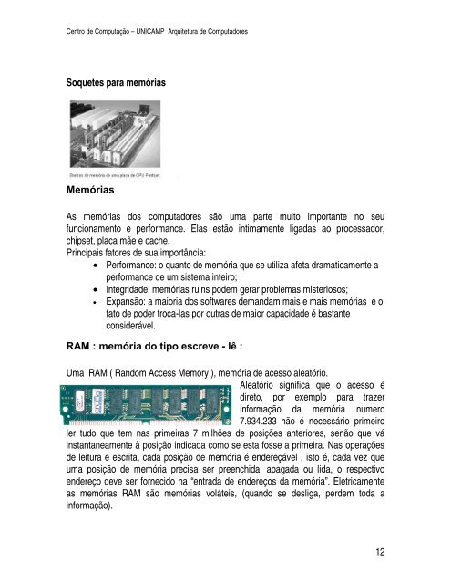 1 Evolução do computador. Ábaco A primeira ... - FTP Unicamp